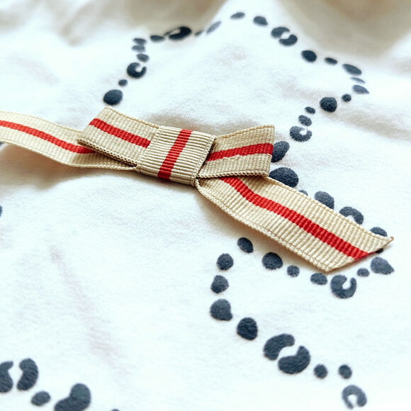 Original Marines Collared Teddy Bear Dress – White Long Sleeves | Baby Girl 6-9M - Picture 2 of 9